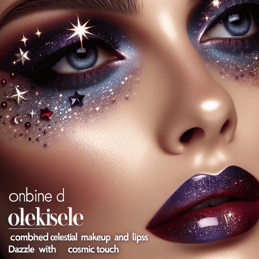 Kombinasi Makeup Celestial dan Overlined Lips: Memukau dengan Sentuhan Kosmik